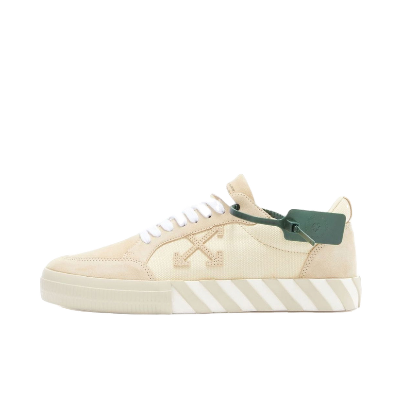 Кецове и обувки Off-White Low Vulcanised Canvas Suede Sneaker Бежово | OMIA085S22LEA0016161