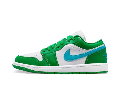 Air Jordan 1 Low Lucky Green Aquatone