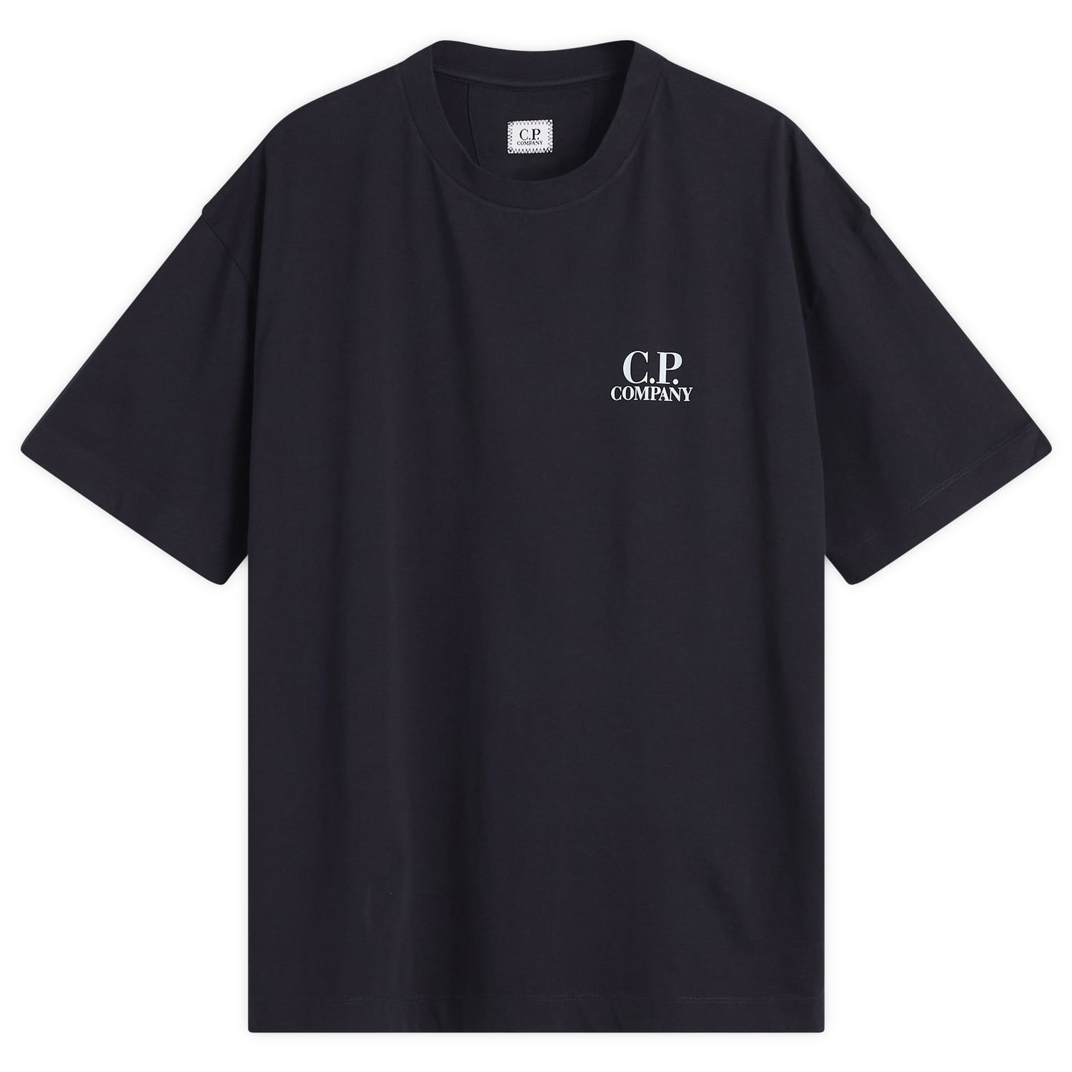 Тениска C.P. Company Logo Print T-Shirt Черно | 19CMTS103A-005100W-888, 1