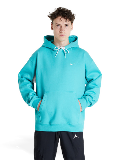 Суитчър Nike Solo Swoosh Fleece Hoodie Тюркоазено | CV0552-393