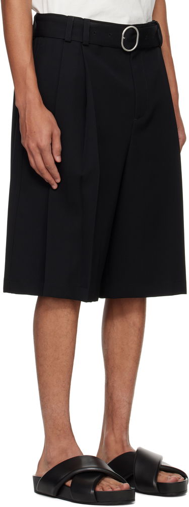 Къси панталони Jil Sander Jil Sander Belted Shorts Черно | J22KA0282_J40002, 1