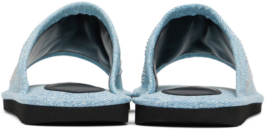 Аксесоари BY FAR BY FAR Ari Stud Slides Синьо | 23CRARSDNMSTD, 1