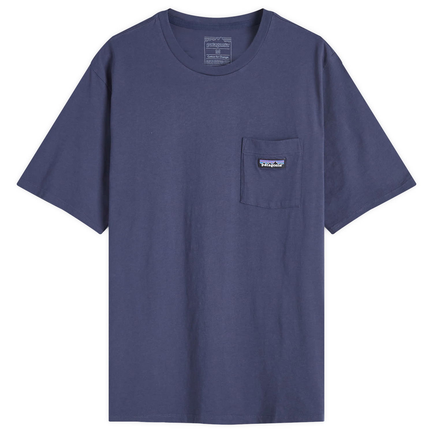 Тениска Patagonia Daily Pocket T-Shirt Синьо | 53255-NENA, 0