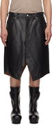 Rick Owens Hollywood Leather Skirt