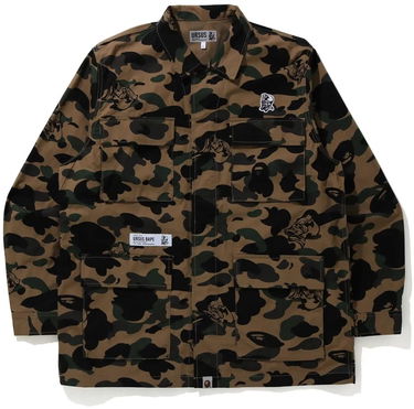 Риза BAPE Bape Ursus Military Shirt Camo Кафяво | 001SHH201003X-GRN, 0