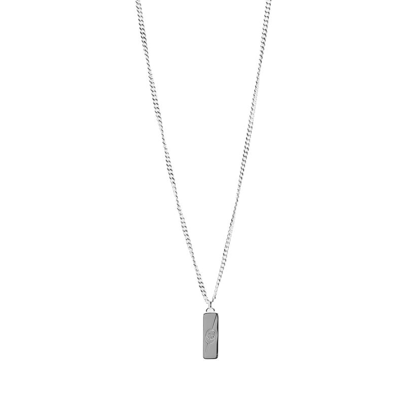 Колие Gucci Tag Necklace "Silver" Металик | YBB77405500100U