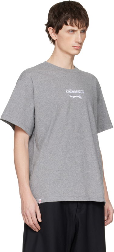 Тениска Charles Jeffrey Loverboy Charles Jeffrey LOVERBOY Logo T-shirt Сиво | 052080802, 1