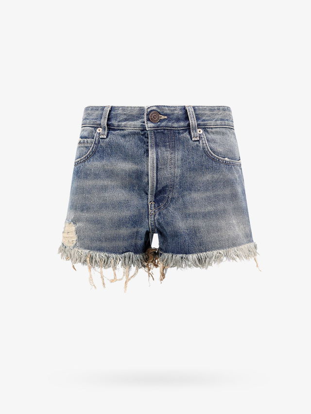 Frayed Denim Shorts