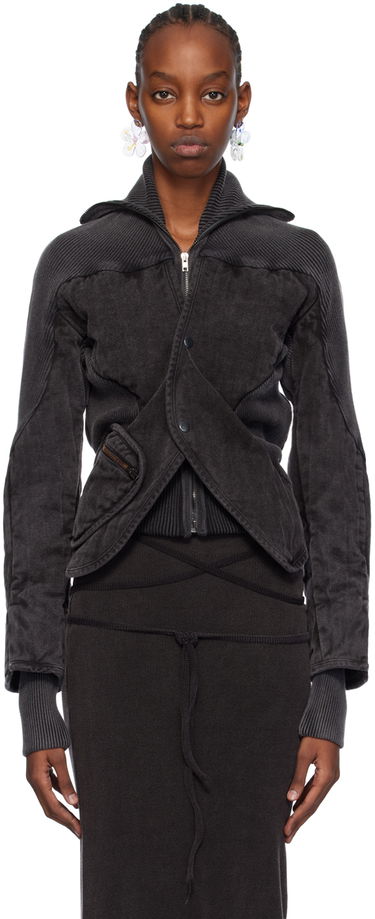 Яке Ottolinger Ottolinger Silhouette Denim Jacket Черно | 2100302, 0
