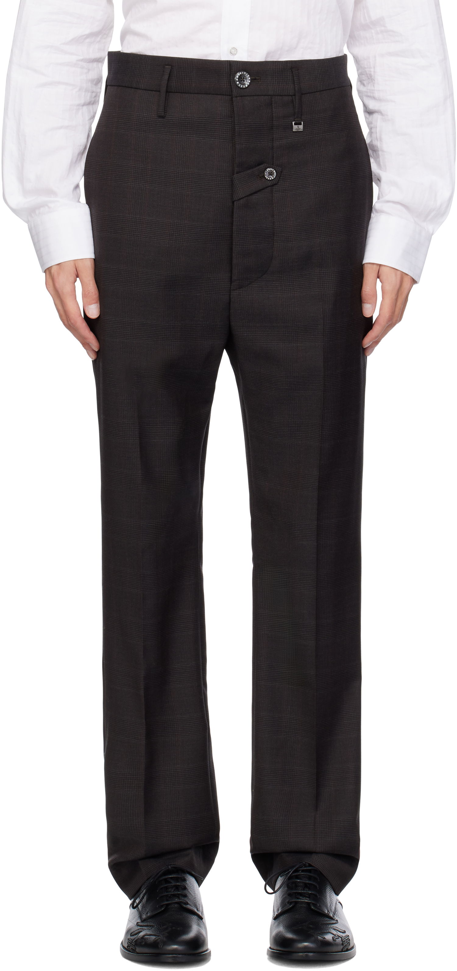 Панталони Vivienne Westwood Pull Down Trousers Кафяво | 2F01000D-W00YX-, 0