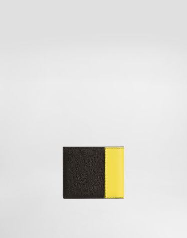 Портфейл Dolce & Gabbana Dolce & Gabbana Dauphine Leather Bi-Color Wallet Жълто | BP1321A6N728N971, 2