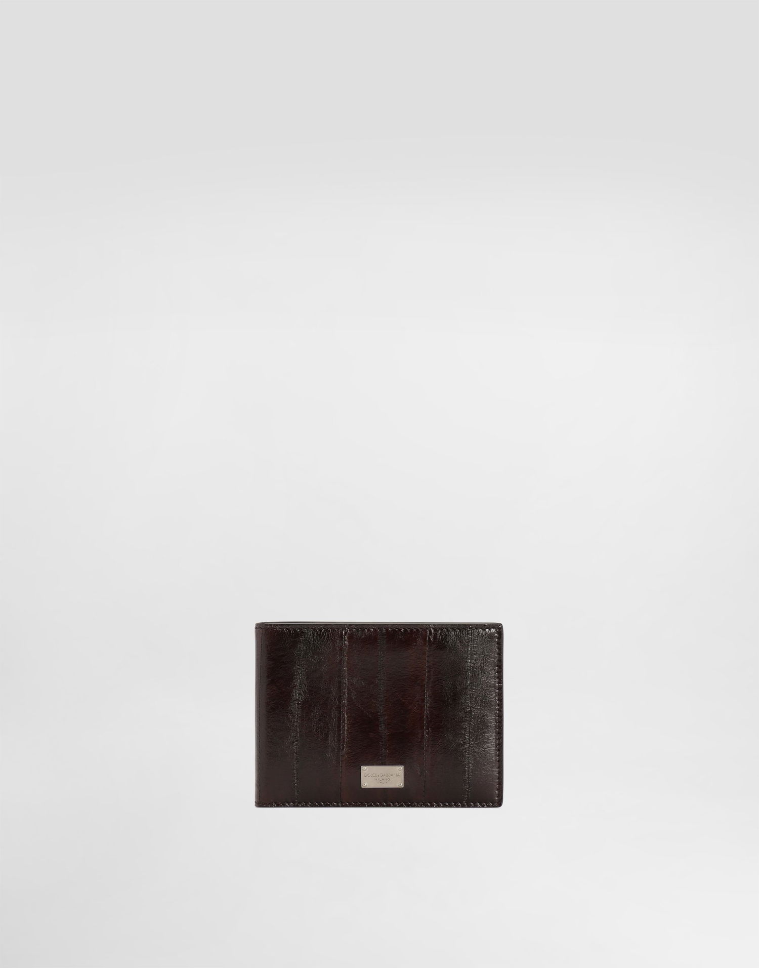 Портфейл Dolce & Gabbana Dolce & Gabbana Eel Leather Bi-Fold Wallet Кафяво | BP1321A8A5381300, 0