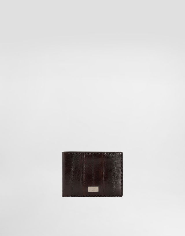 Dolce & Gabbana Eel Leather Bi-Fold Wallet