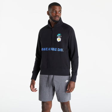 Суитчър Nike Sportswear Hbr-S Long Sleeve Midlayer Top Черно | DM5050-010, 2
