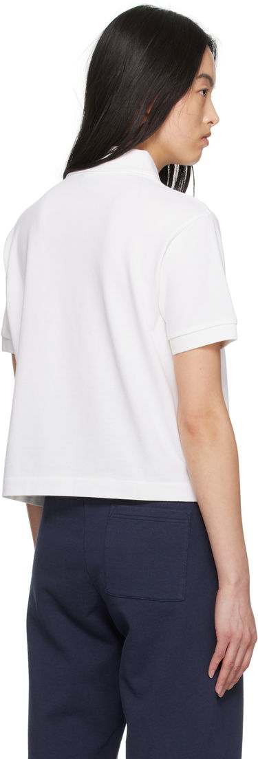 Поло тениска Sporty & Rich Sporty & Rich H&W Crest Pique Polo Бяло | TO085606241WH01, 2