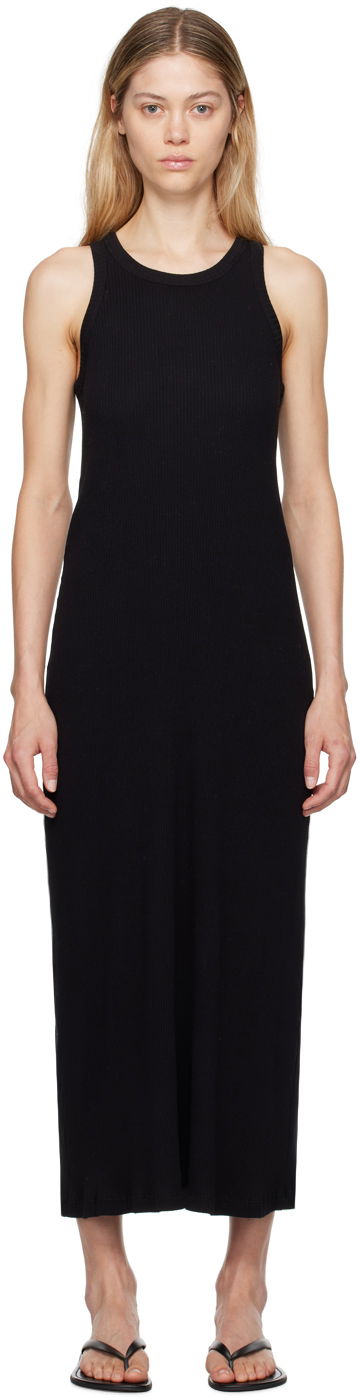 Pокля The Row Sleeveless Maxi Dress Черно | 8172-K581, 0