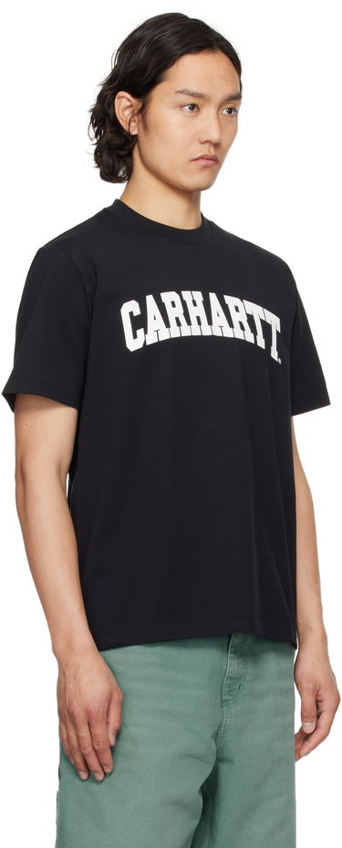 Тениска Carhartt WIP Black University T-Shirt Черно | I034851, 4