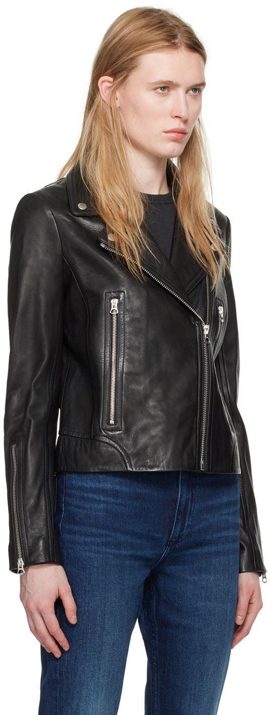 Яке rag & bone rag & bone Mack Leather Jacket Черно | WAW19F4047LP41, 1