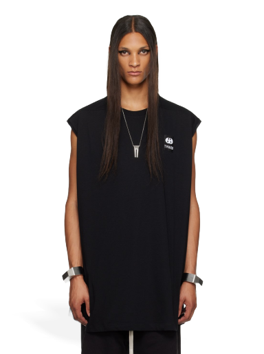 Тениска Rick Owens SSENSE x TVHKB Edition Tarp T-Shirt Черно | RN02C4160 JAEH1