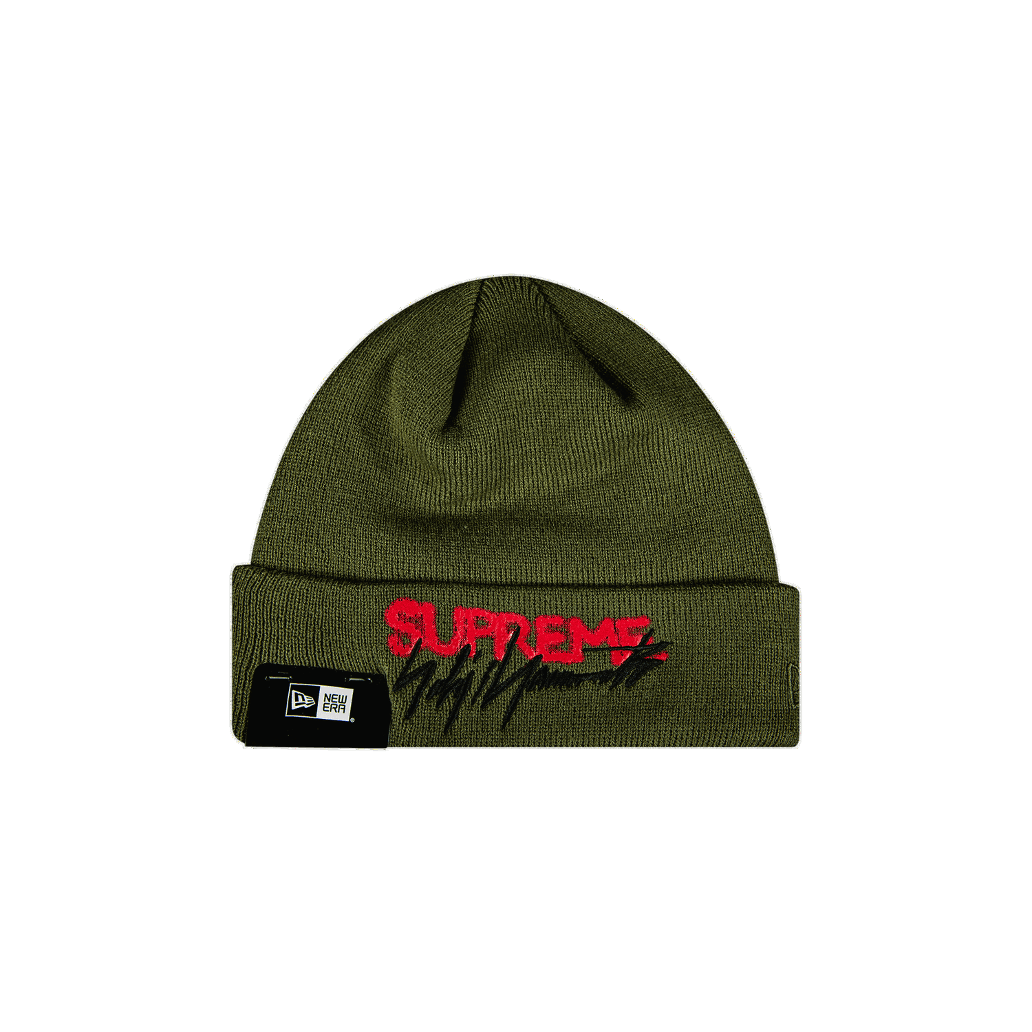 Шапка Supreme Yohji Yamamoto x New Era Beanie Зелено | FW20BN5 OLIVE, 0