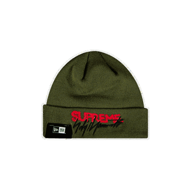 Шапка Supreme Yohji Yamamoto x New Era Beanie Зелено | FW20BN5 OLIVE, 0