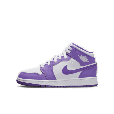 Кецове и обувки Jordan Air Jordan 1 Mid "Purple Venom" GS Лилаво | DQ8423-511, 2