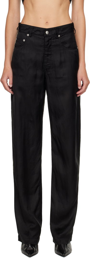 Панталони Rick Owens Relaxed-Fit Technical Fabric Concordians Geth Trousers Черно | RP02E4350 K, 0