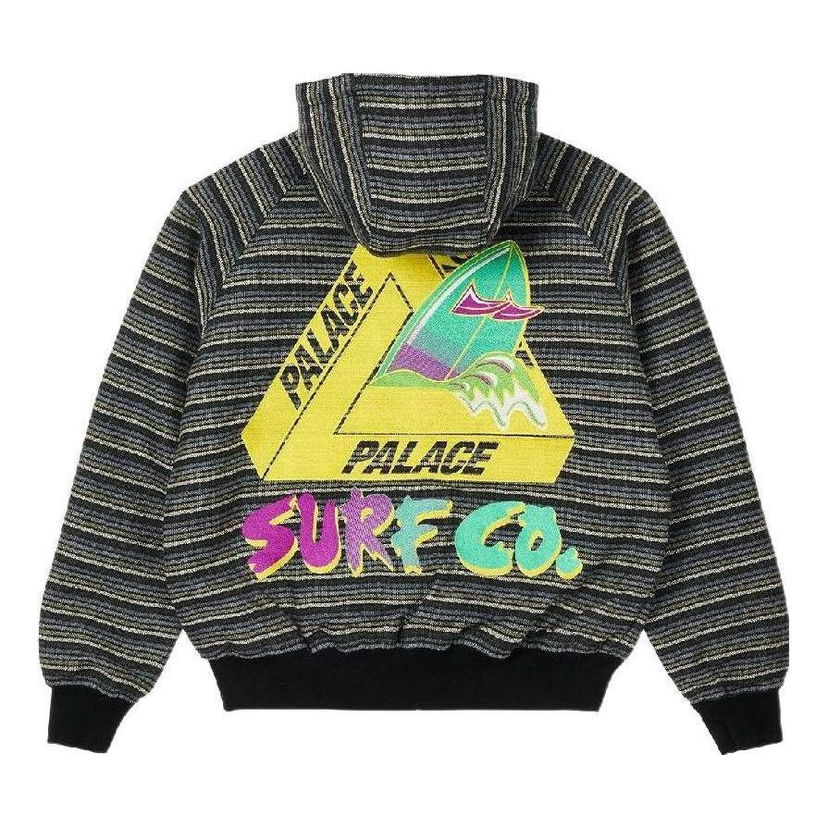 Суитчър Palace Palace Surf Co. Print Striped Jacket Черно | P22JK120