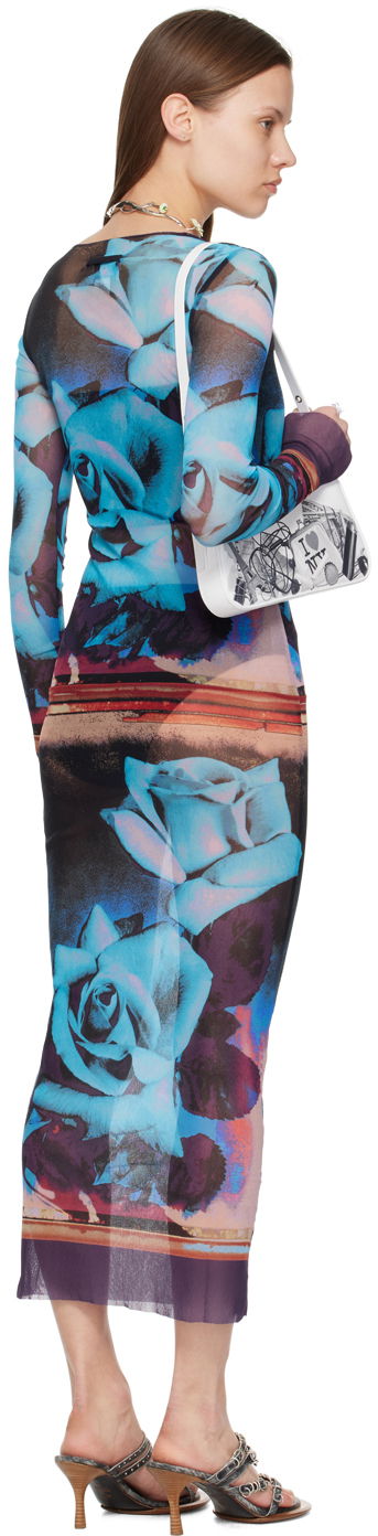 Pокля Jean Paul Gaultier Jean Paul Gaultier Roses Print Maxi Dress Многоцветен | 24/25-F-RO090-T547-275020, 2