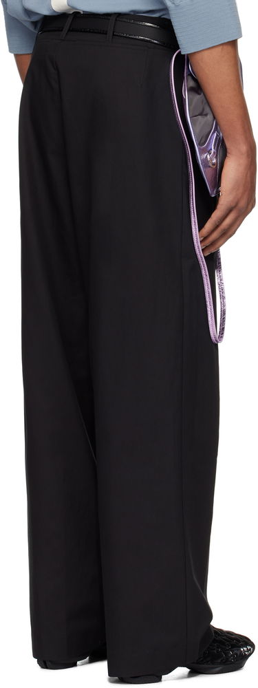 Панталони KIKO KOSTADINOV Kiko Kostadinov Navin Wide Leg Trousers Черно | KKSS25T01-177, 2