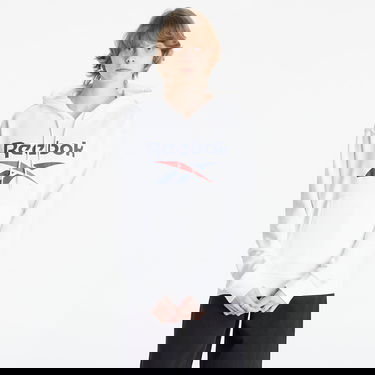 Суитчър Reebok Identity Logo French Terry Hoodie Бяло | GI6700, 0