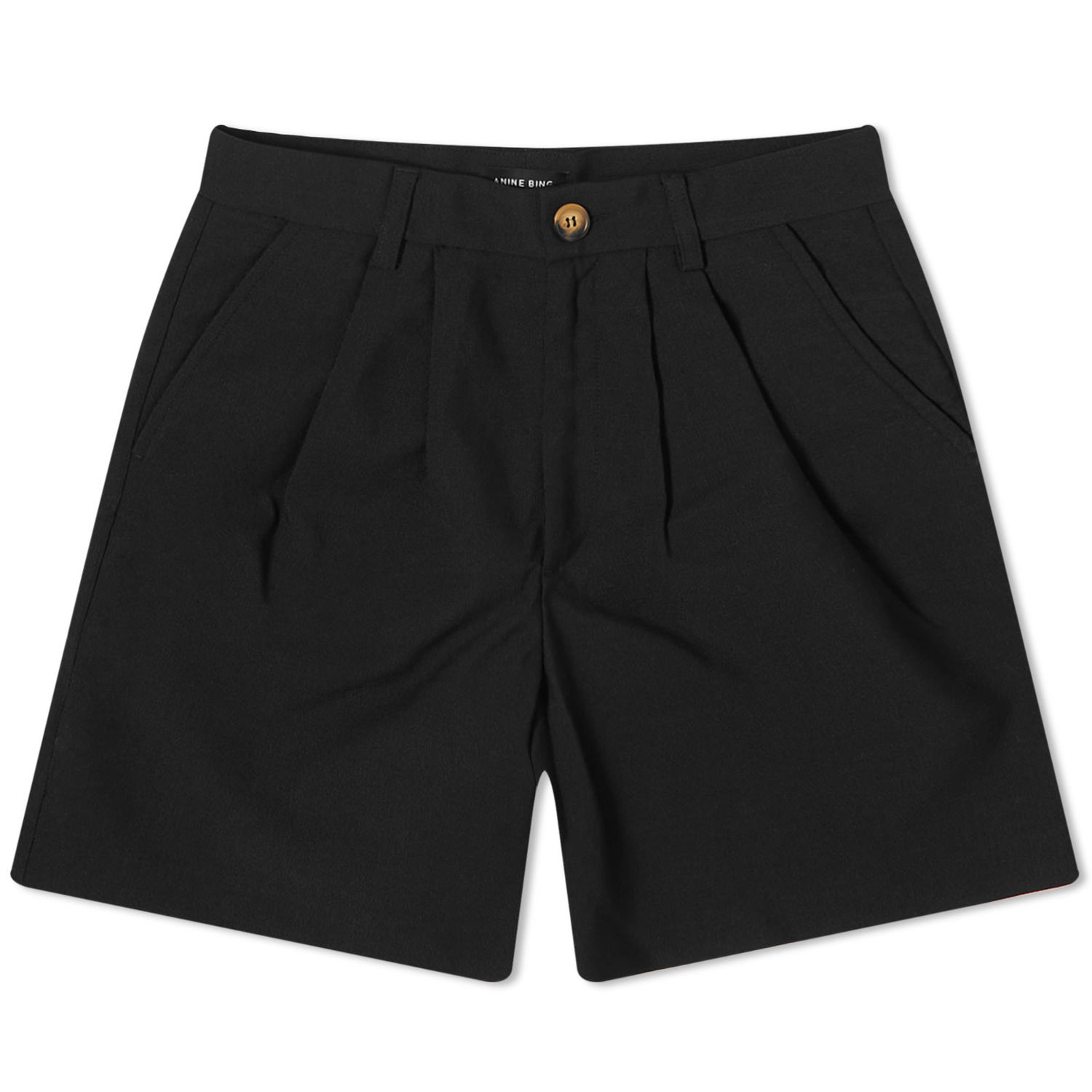 Къси панталони Anine Bing Carrie Black Shorts, Size UK 14 Черно | A-05-9152-000, 0