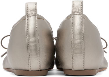 Pокля Simone Rocha Simone Rocha Classic Pleated Ballerina Flats Металик | RMP23 0797, 1