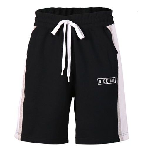 Къси панталони Nike Air French Terry Drawstring Shorts Черно | CJ9948-010, 0
