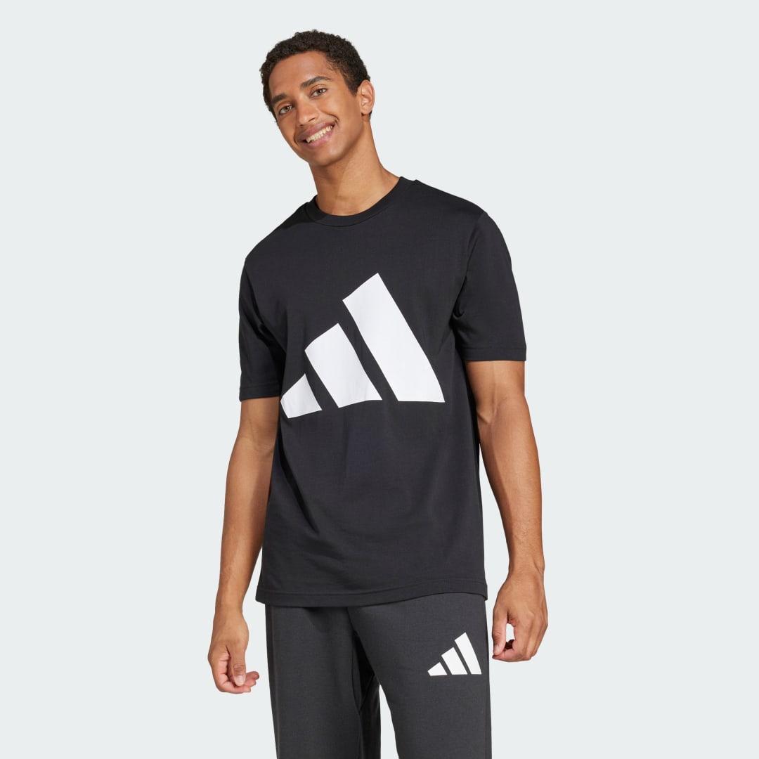 Тениска adidas Performance Essentials Big Logo Graphic T-Shirt Черно | JE8945, 0