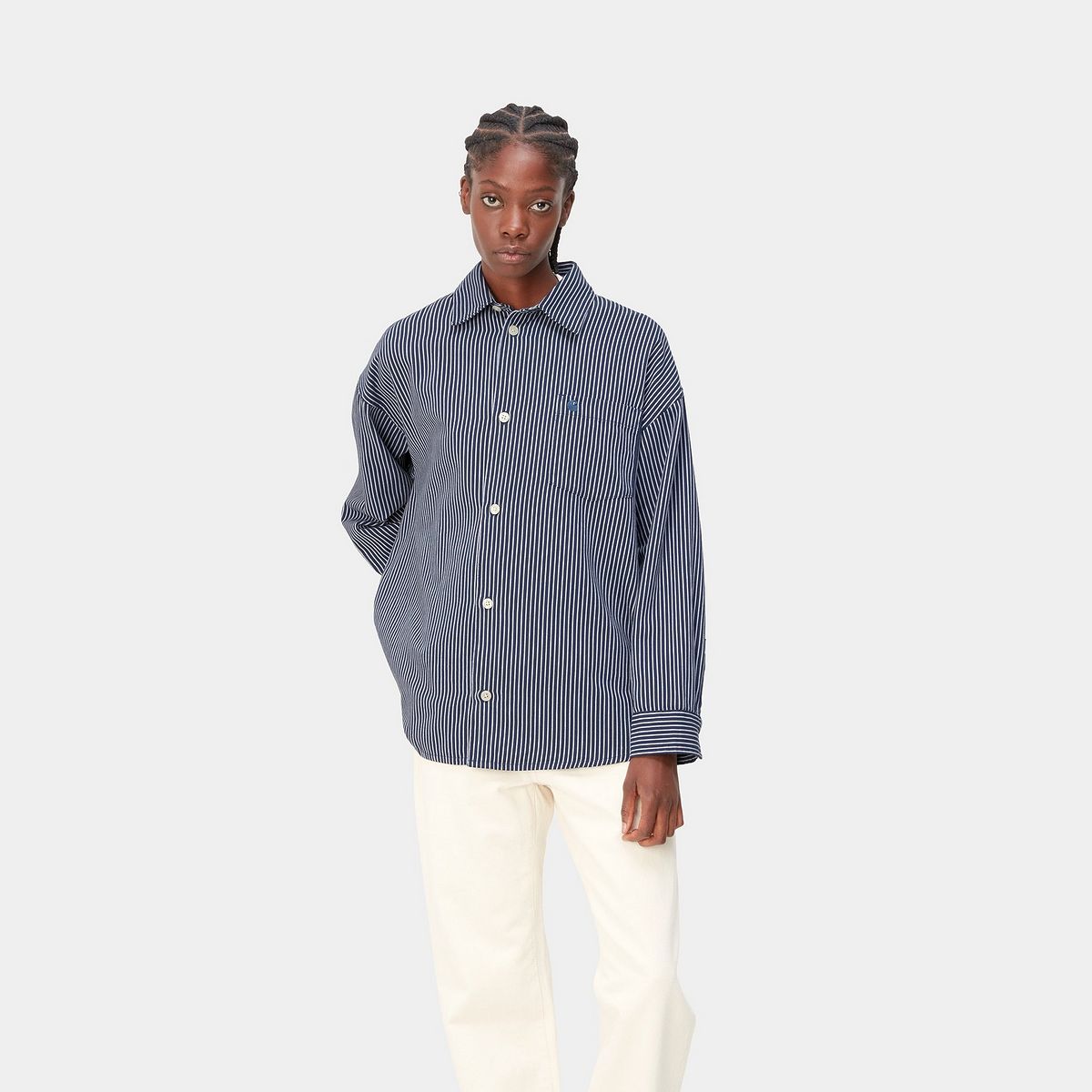 Риза Carhartt WIP Kyle Shirt Синьо | I032279_1PW_XX, 0