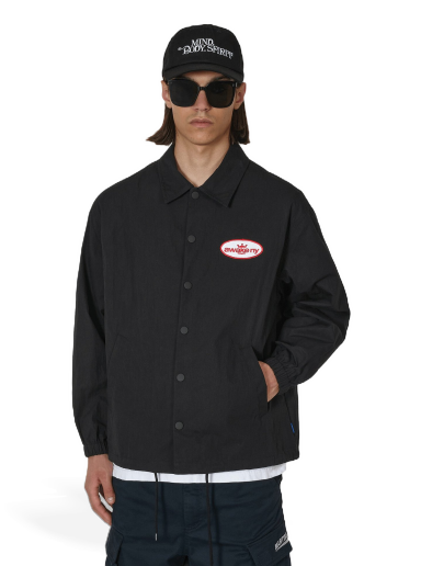 Яке Awake NY King Logo Twill Coaches Jacket Черно | AWK-SP23-OT007  CHA