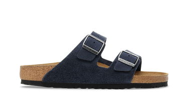 Кецове и обувки Birkenstock Arizona Suede Leather Narrow Fit Тъмно синьо | 1030895, 3