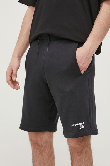 Къси панталони New Balance Relaxed Fit Shorts Черно | MS11903BK, 0