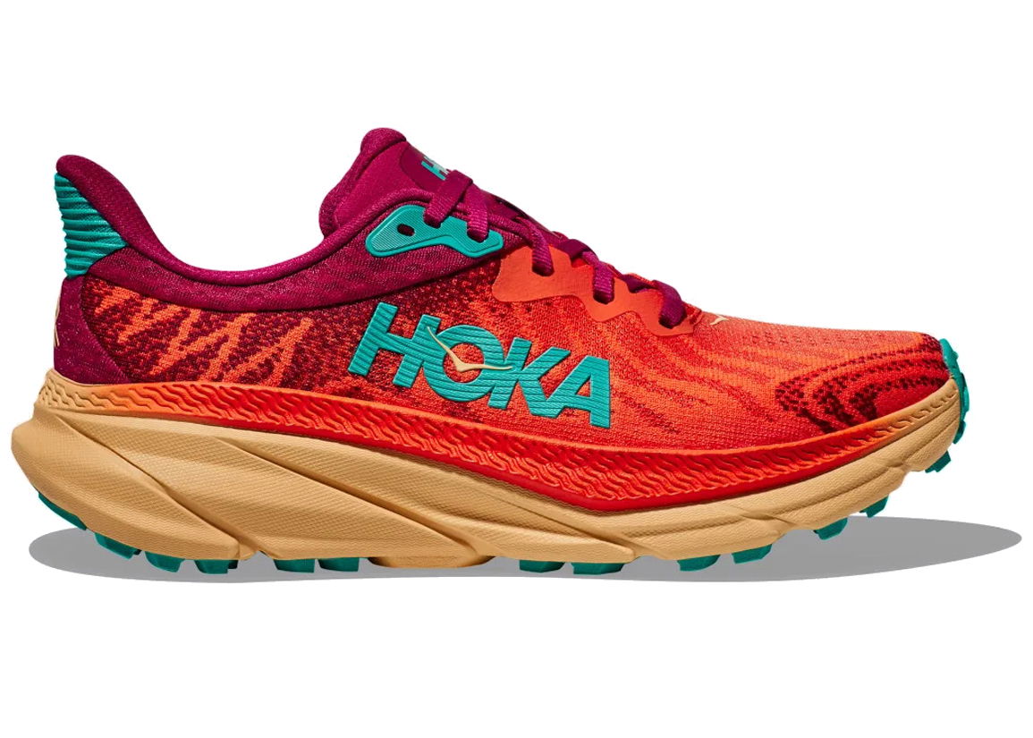 Кецове и обувки Hoka One One Challenger ATR 7 "Flame/Cherries Jubilee" W Червено | 1134498-FCJB, 0