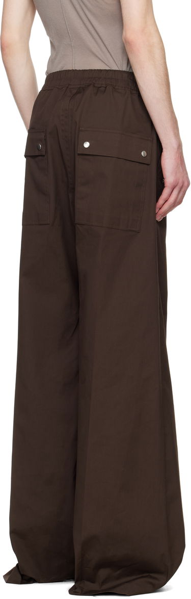 Панталони Rick Owens Rick Owens Hollywood Wide Bela Trousers Кафяво | RU01E5366 TE, 2