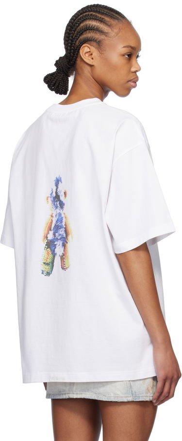 Тениска We11done We11done Punk Teddy Graphic T-Shirt Бяло | WD-TT0-25-747-U-WH, 2