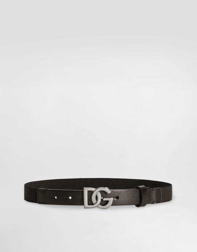 Dolce & Gabbana Calfskin and Elastic Belt