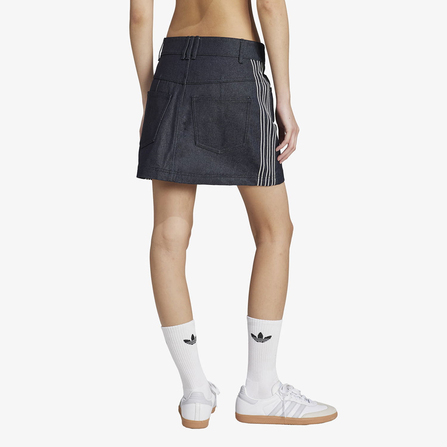 Пола adidas Originals Denim Skirt Синьо | JJ3147, 1