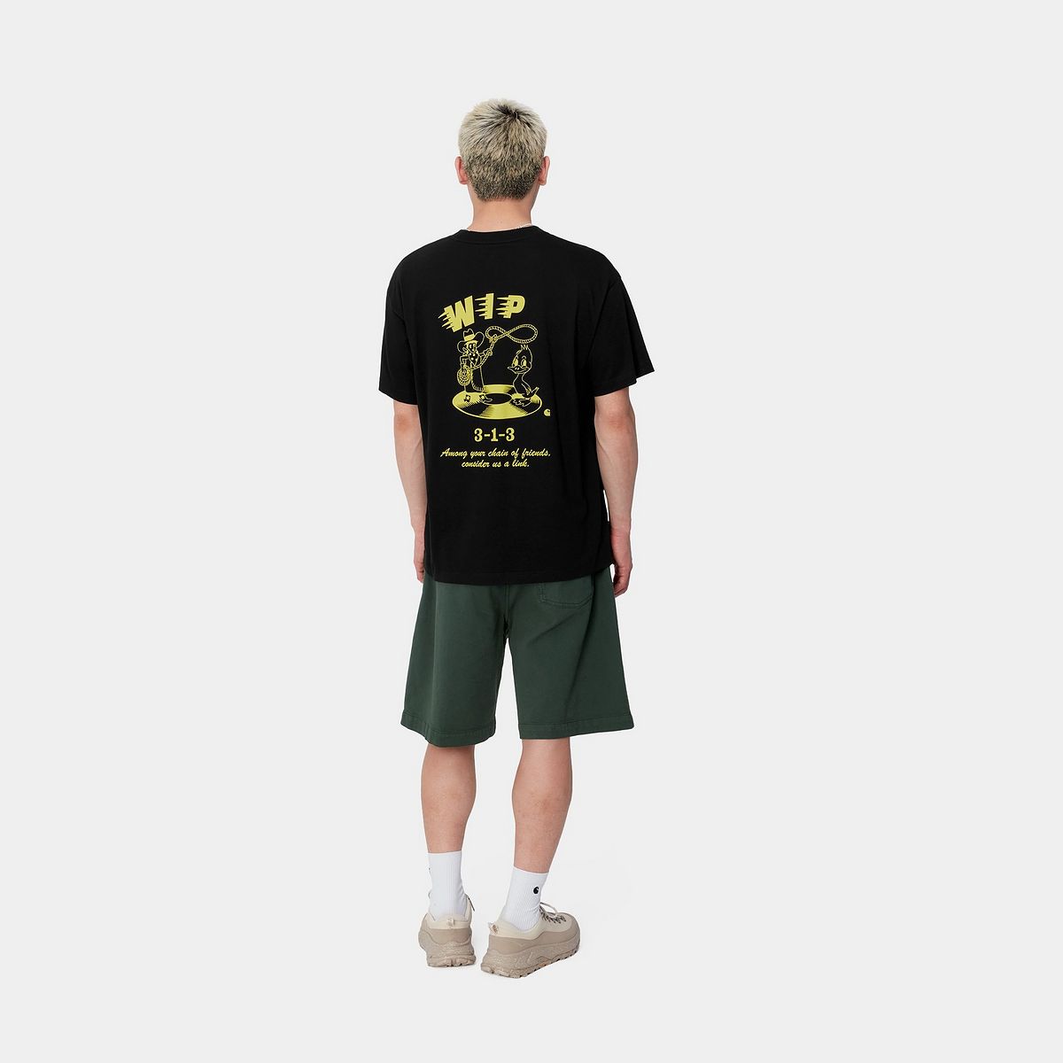 Тениска Carhartt WIP Friendship Graphic Print T-Shirt Черно | I033641_9, 1