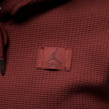 Суитчър Jordan Jordan Flight Fleece Waffle Knit Hoodie Бургунди | HF9444-231, 3