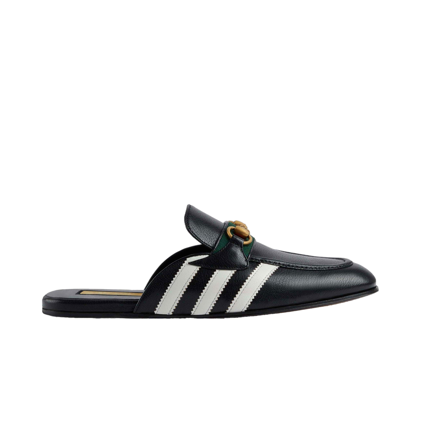 Кецове и обувки Gucci adidas x Horsebit Slippers Black Черно | 721481 AAA71 1090