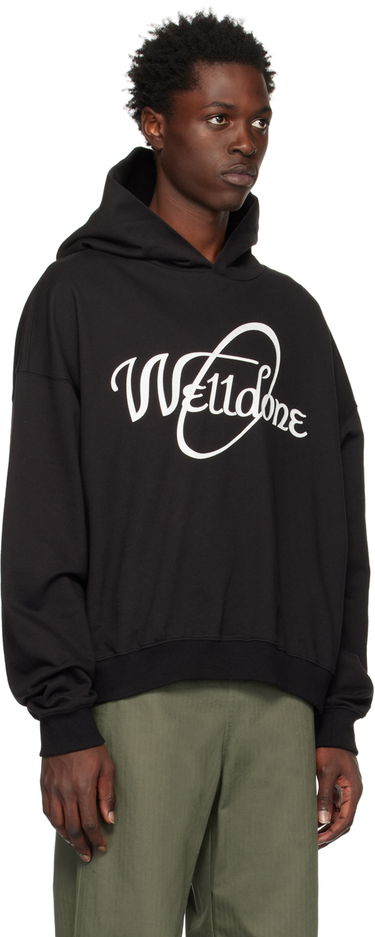 Суитчър We11done We11done Circle Logo Hoodie Черно | WD-TH3-22-813-U-BK, 4