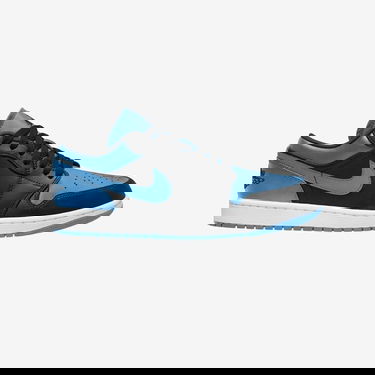 Кецове и обувки Jordan Air Jordan 1 Low "Black University Blue" Синьо | 553558-041, 4