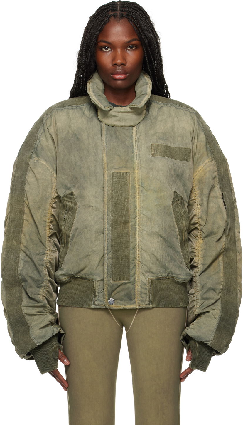 Яке бомбър 032C Utility Bomber Jacket Зелено | F24-URW-1903-450-W